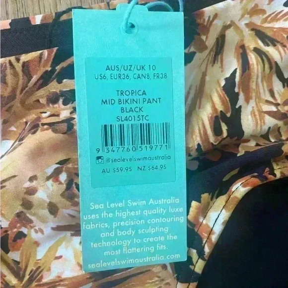 NWT Sea Level Troppica Two Piece Bikini Women’s Sz 6 Floral Beach Swimsuit‎ - Picture 13 of 16